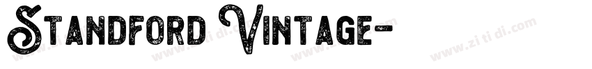 Standford Vintage字体转换